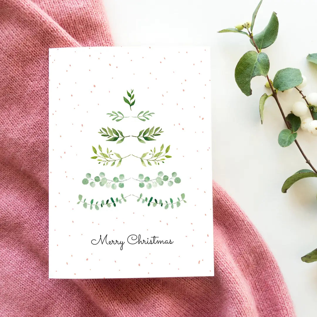 Carte de vœux ''Sapin de Noël''