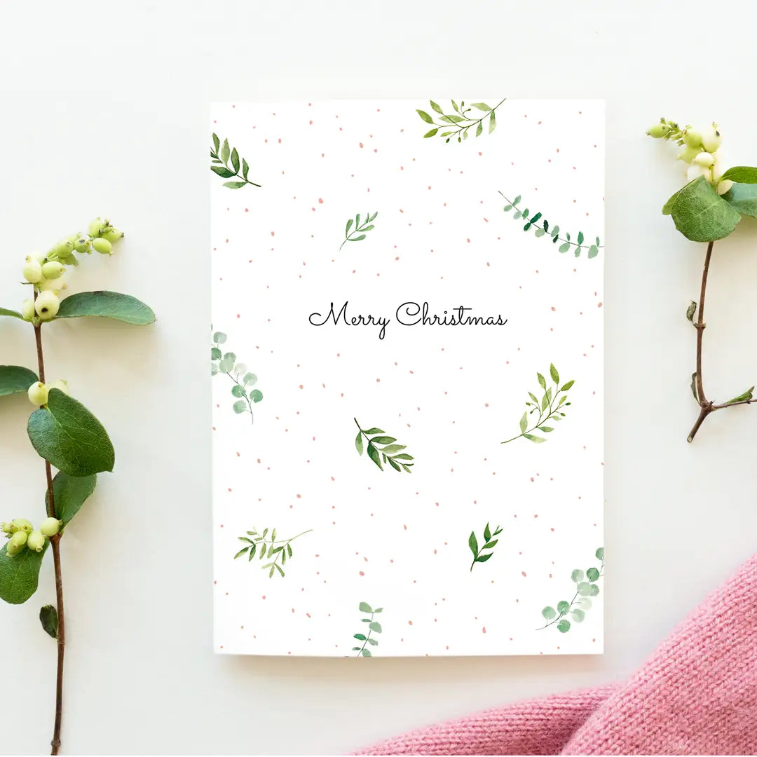 Carte de vœux ''Merry Christmas''
