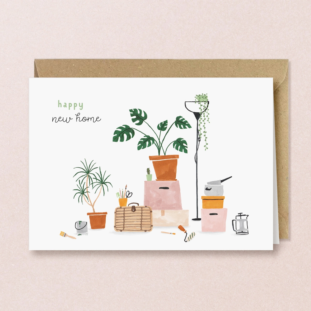 Carte de vœux ''Happy new home''