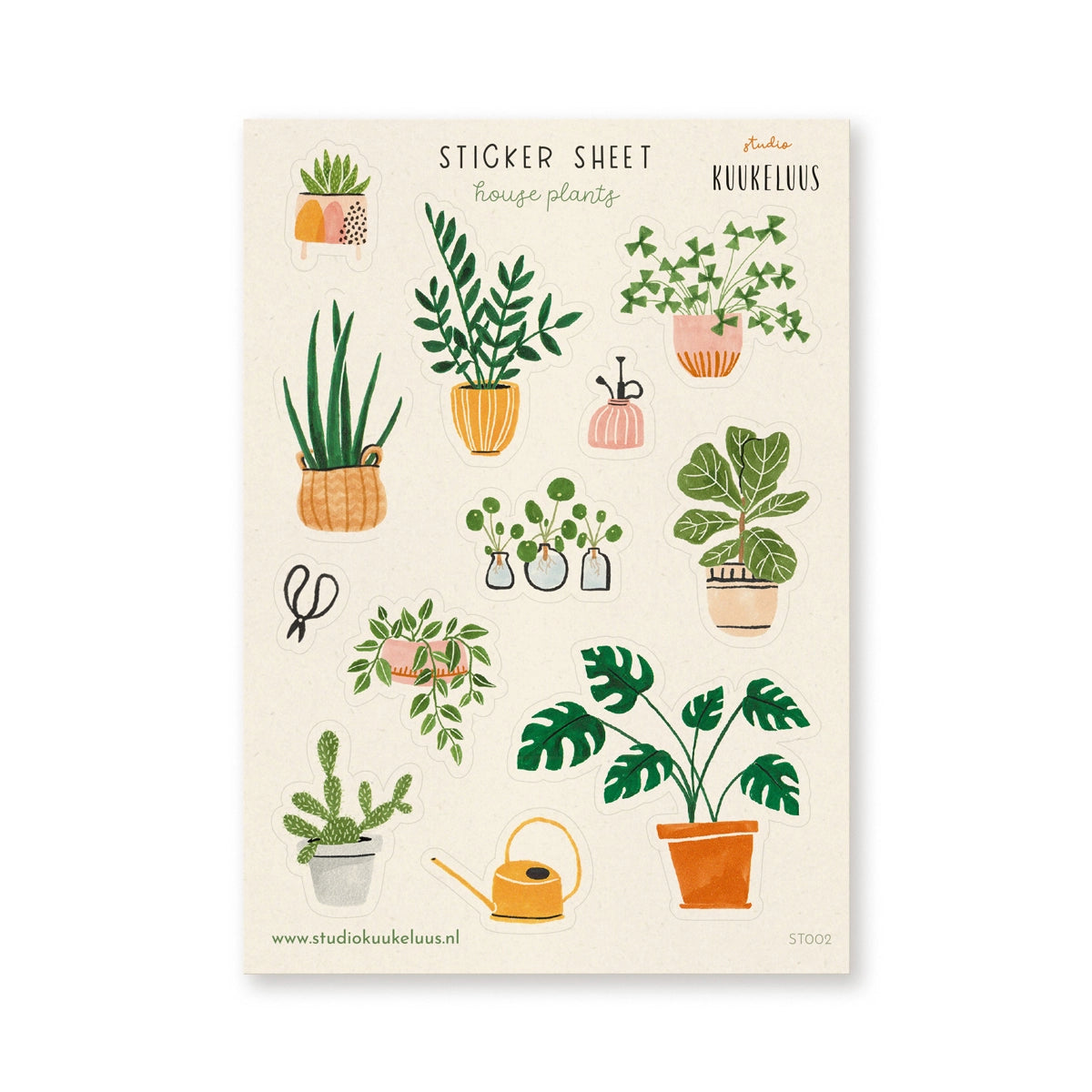 Feuille d'autocollants ''Plant Love''