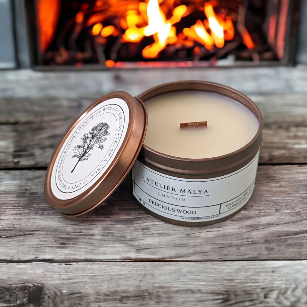 Bougie L'atelier Mâlya - Precious Wood