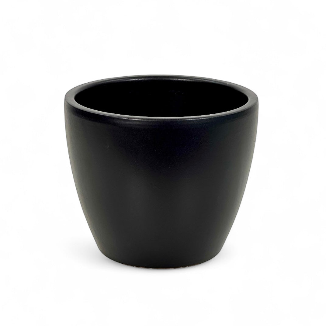 Cache-pot 'Sven' noir Ø13 cm