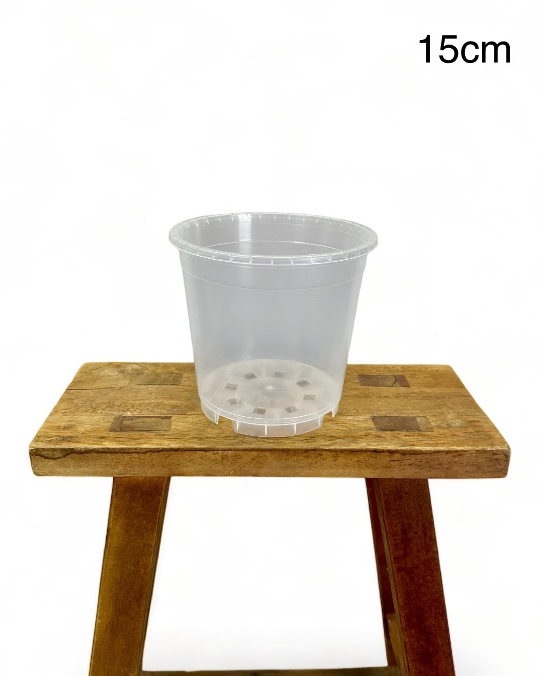 Pot plastique transparent 6cm - 21cm