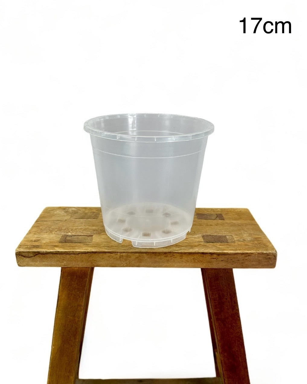 Pot plastique transparent 6cm - 21cm