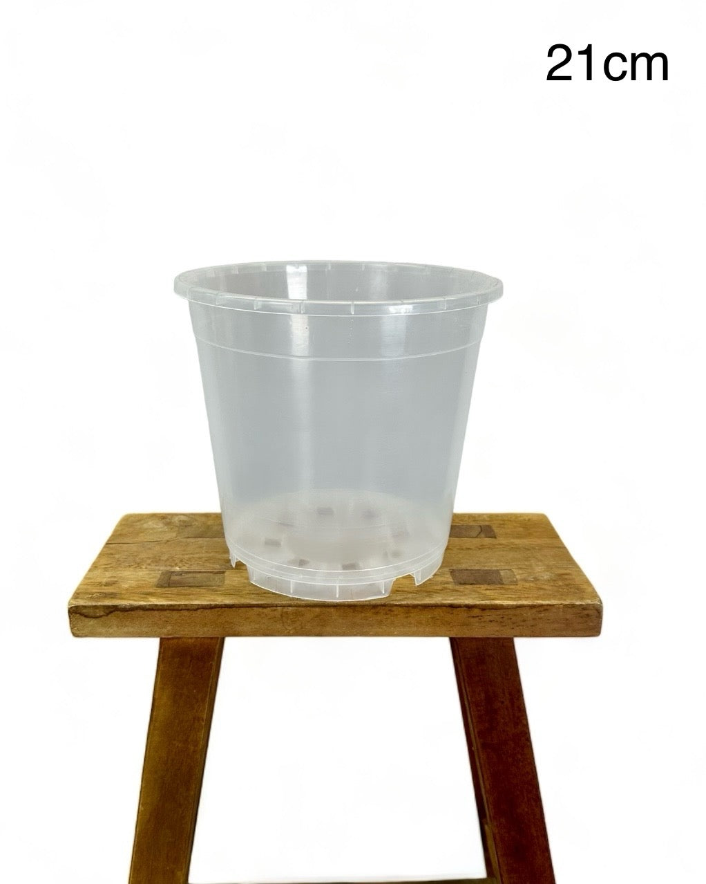 Pot plastique transparent 6cm - 21cm