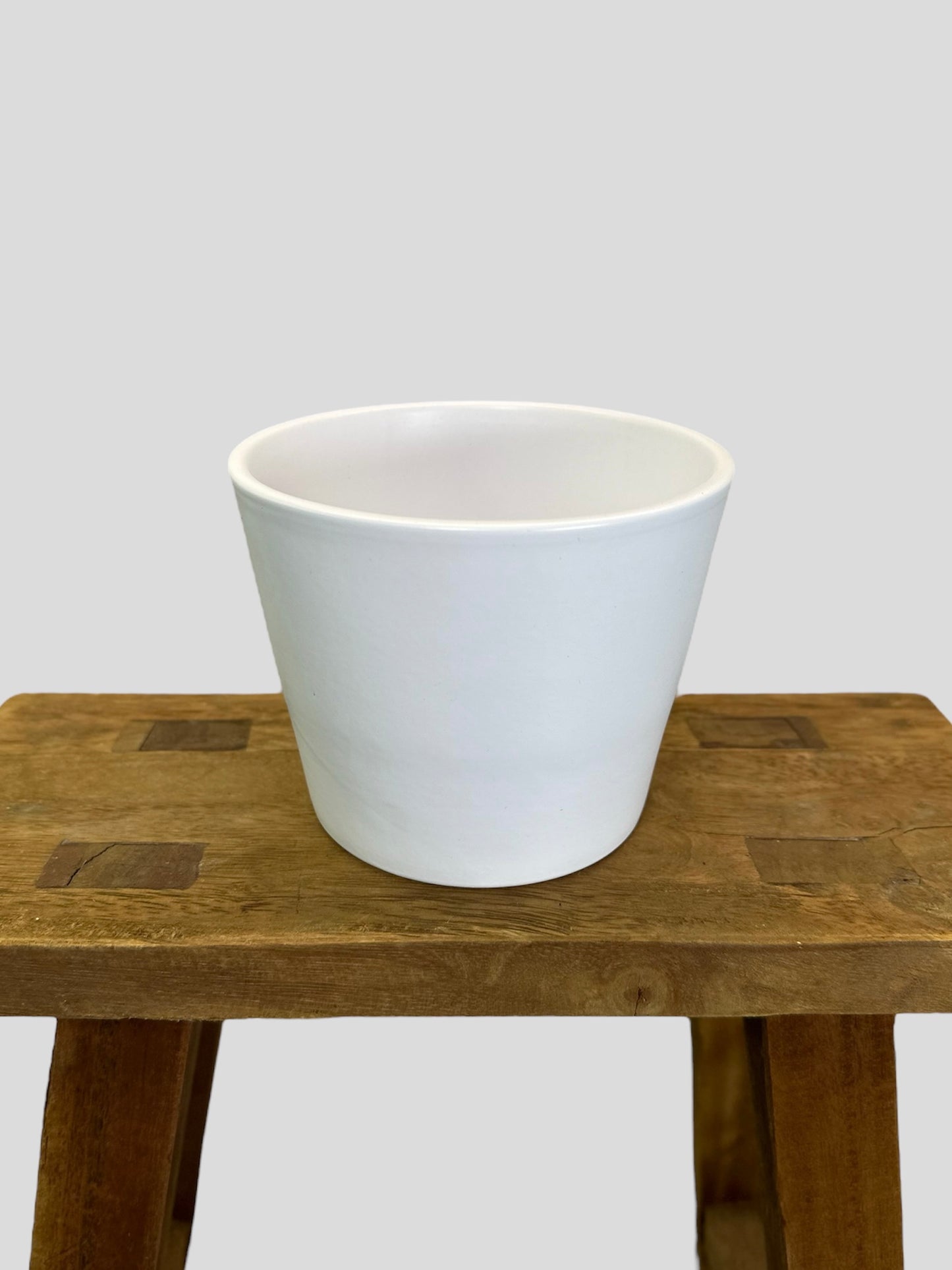 Cache-pot ''Classic'' blanc Ø12 cm