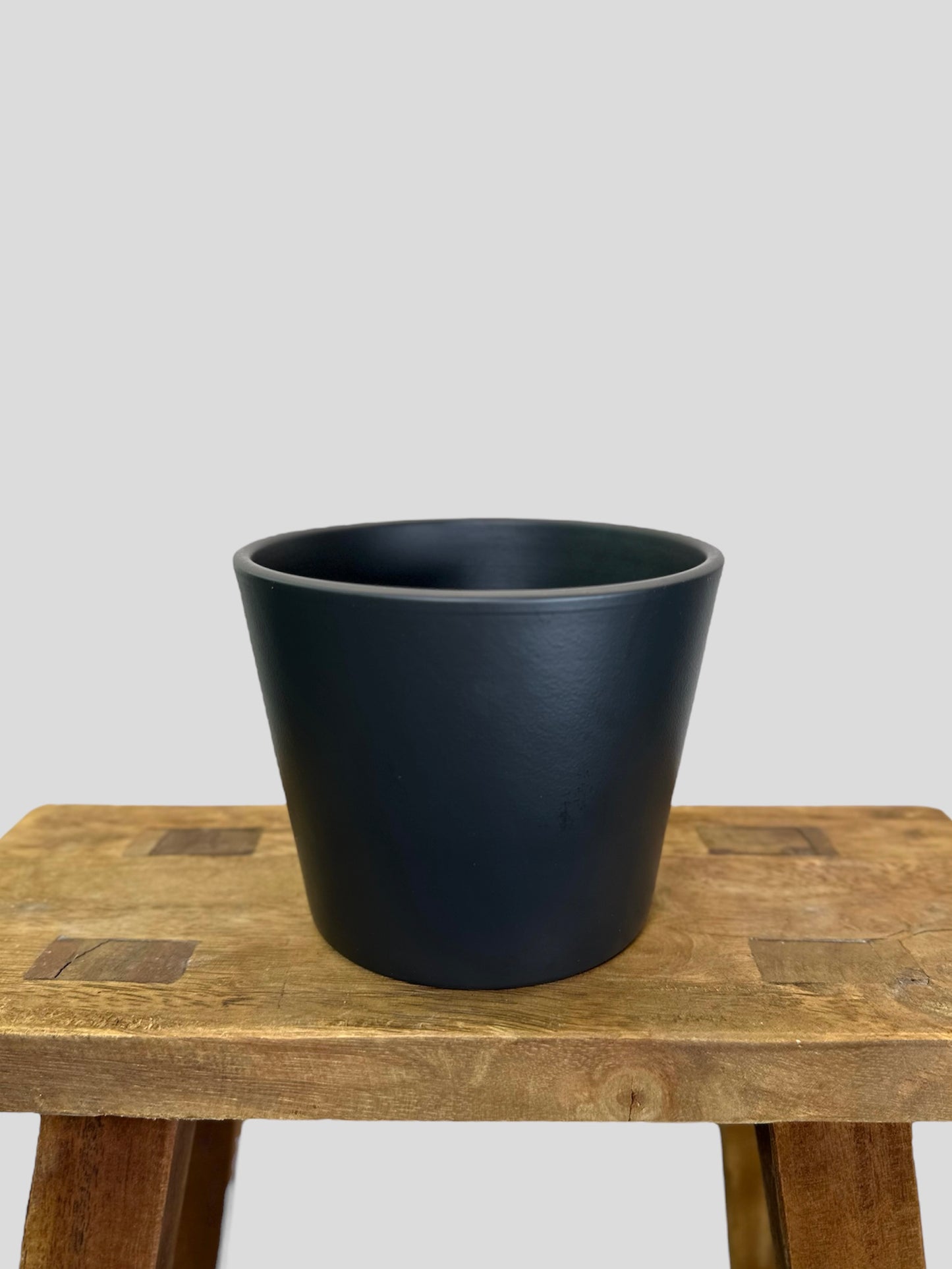 Cache-pot ''Classic'' noir Ø12 cm