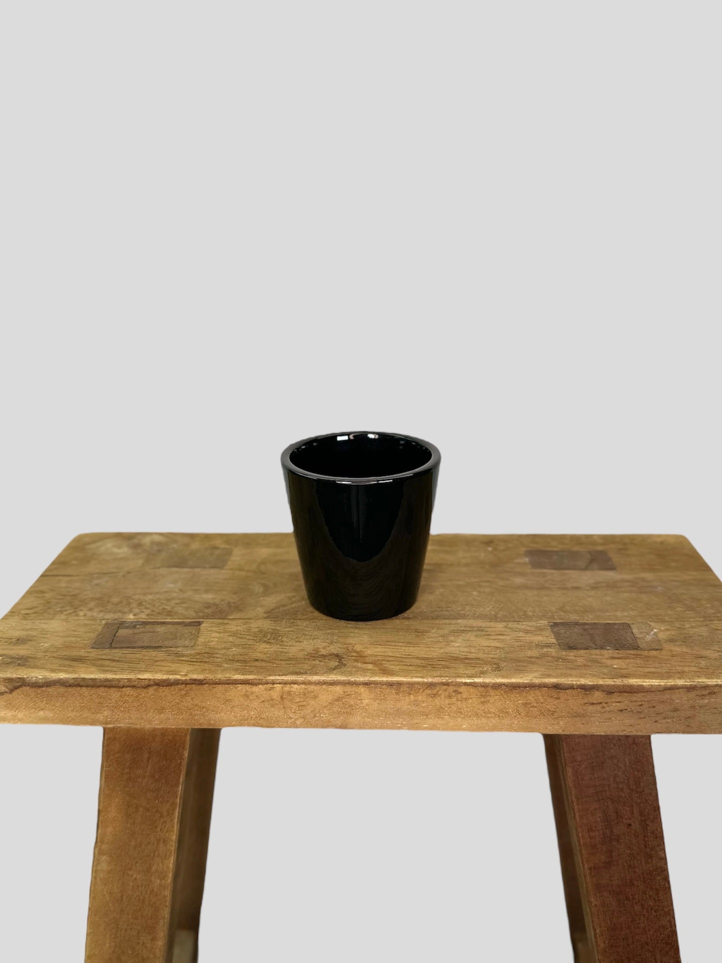 Cache-pot ''Classy'' noir Ø6 cm