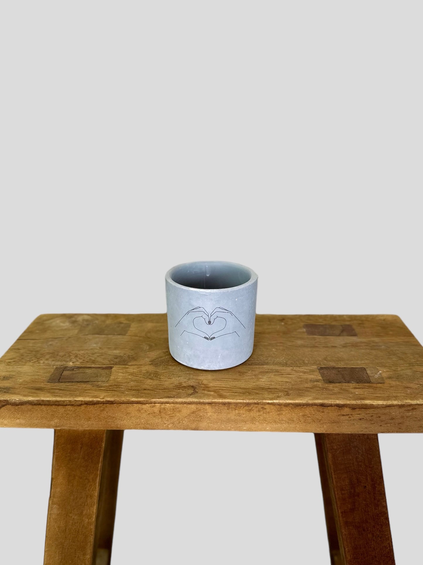 Cache-pot ''Heart'' Ø6 cm