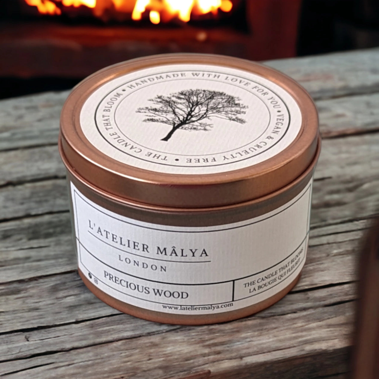 Bougie L'atelier Mâlya - Precious Wood