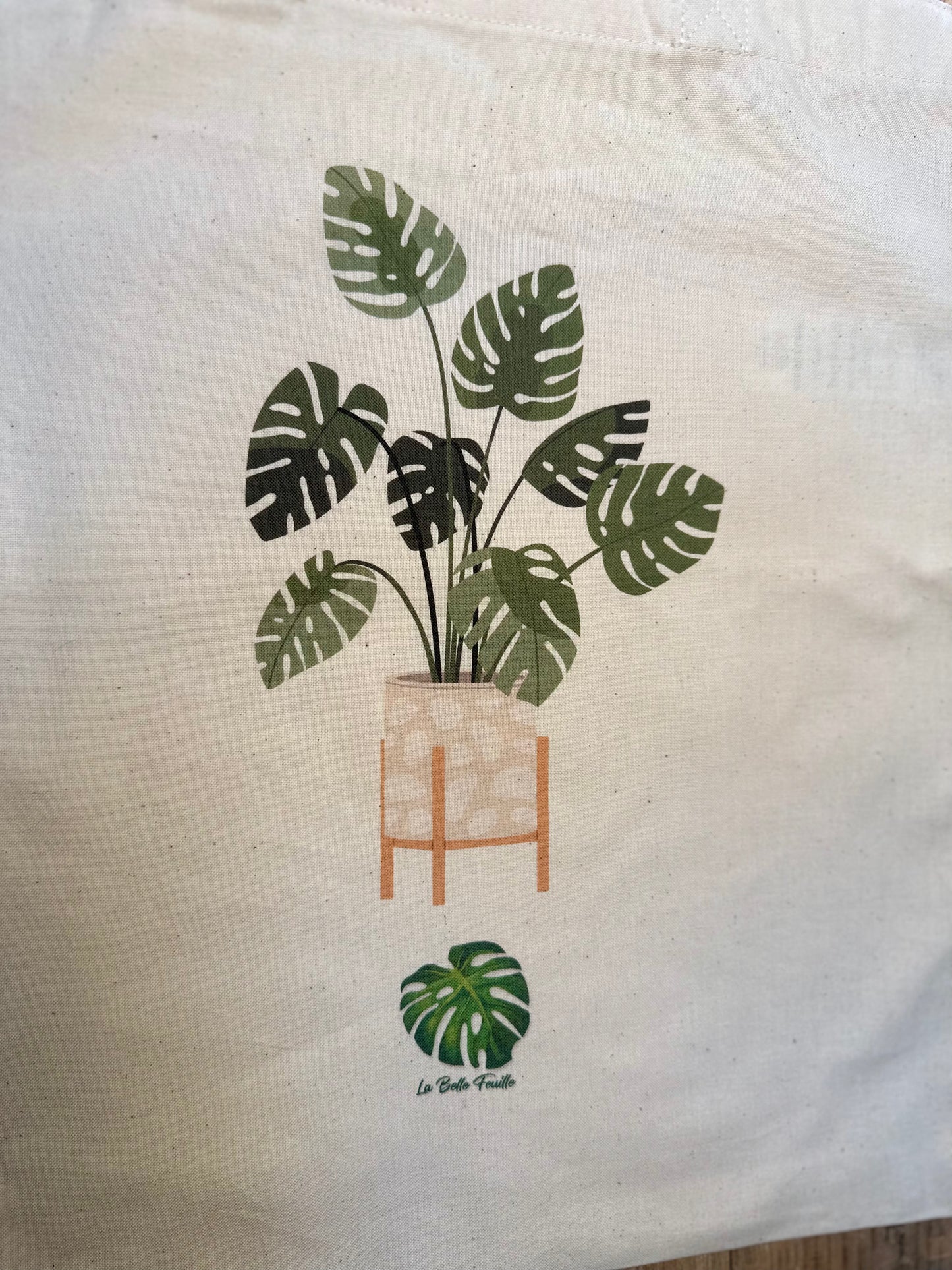 Tote bag ''Monstera''