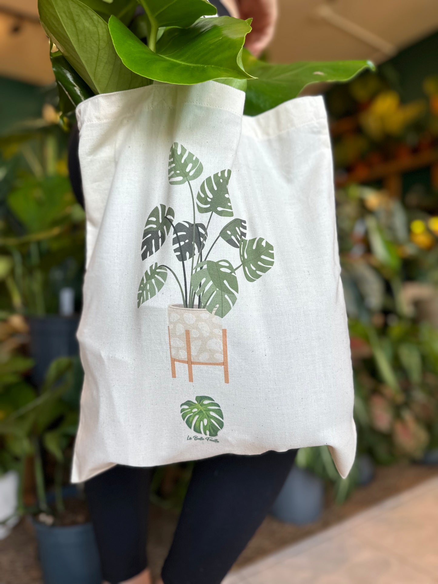 Tote bag ''Monstera''