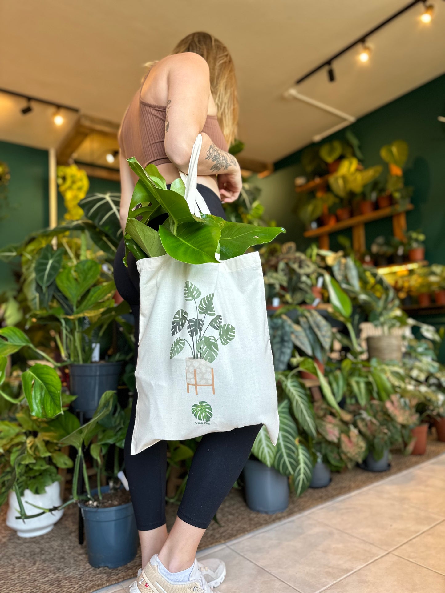Tote bag ''Monstera''
