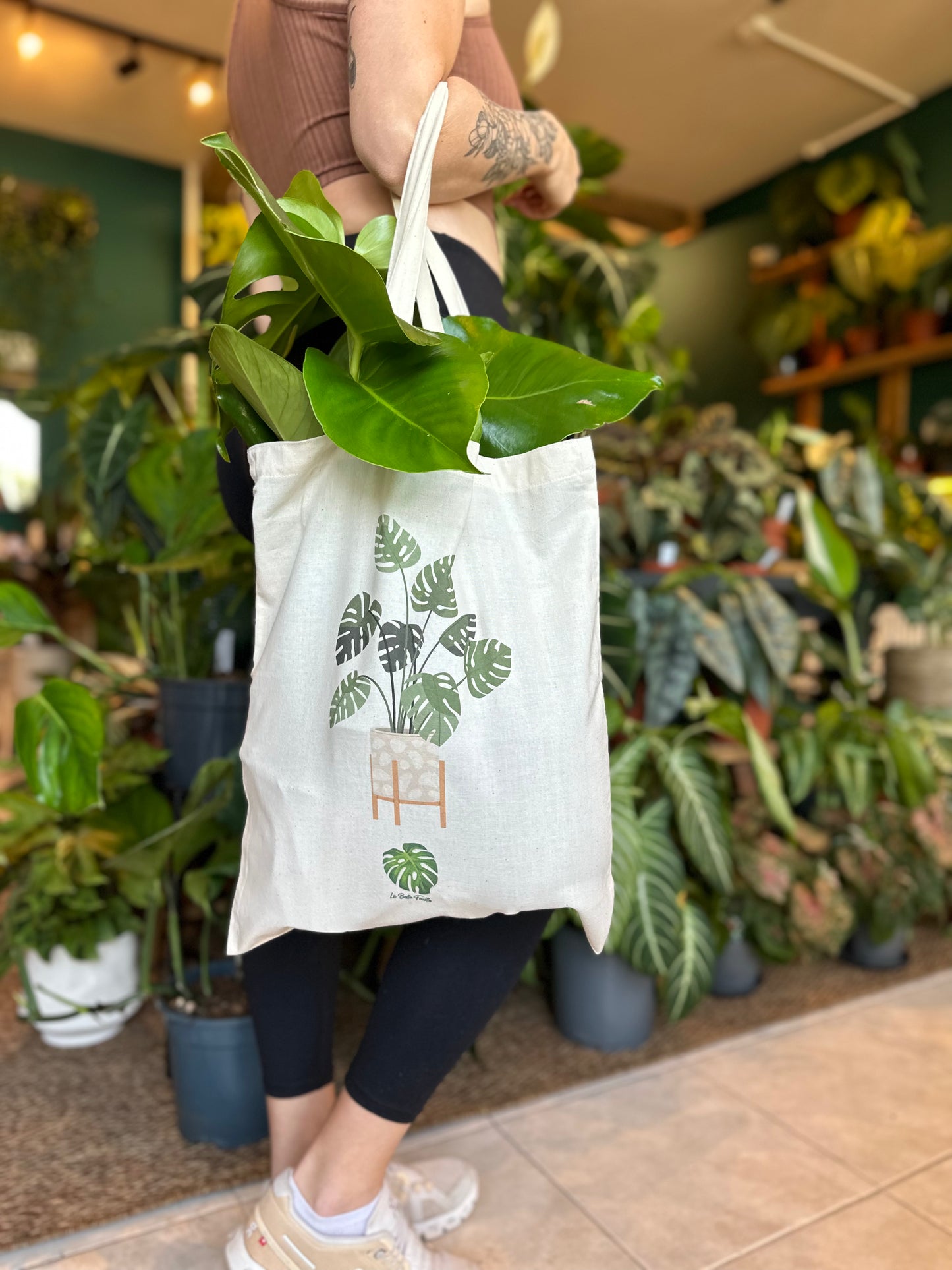 Tote bag ''Monstera''