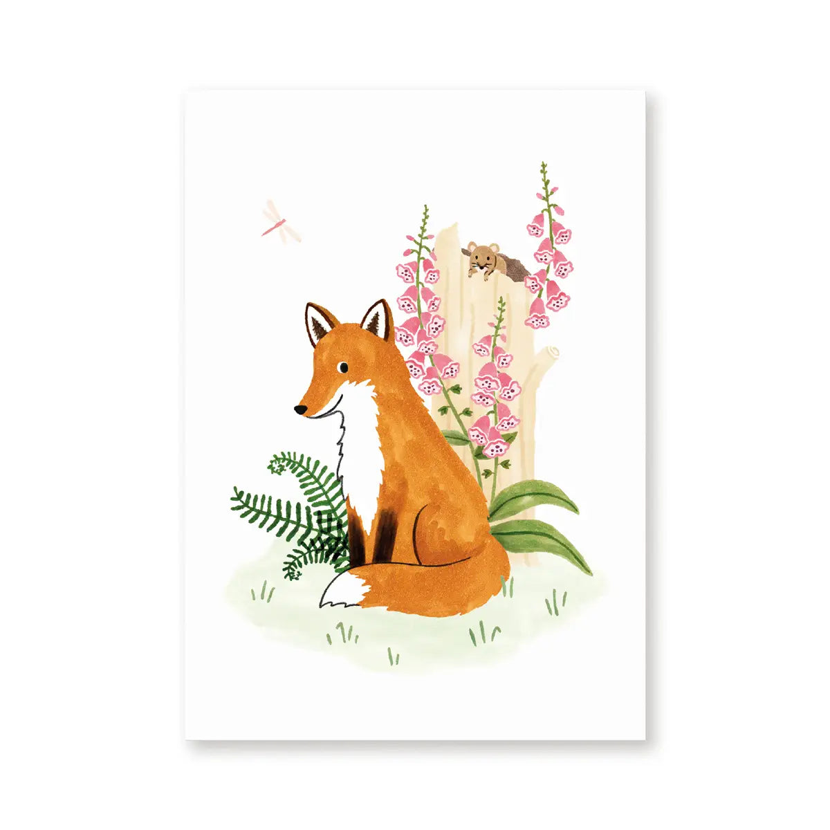 Carte postale ''Renard''