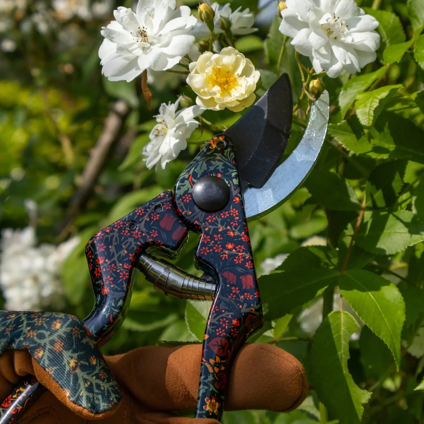 Sécateur Orange Grove - William Morris Blackthorn Design