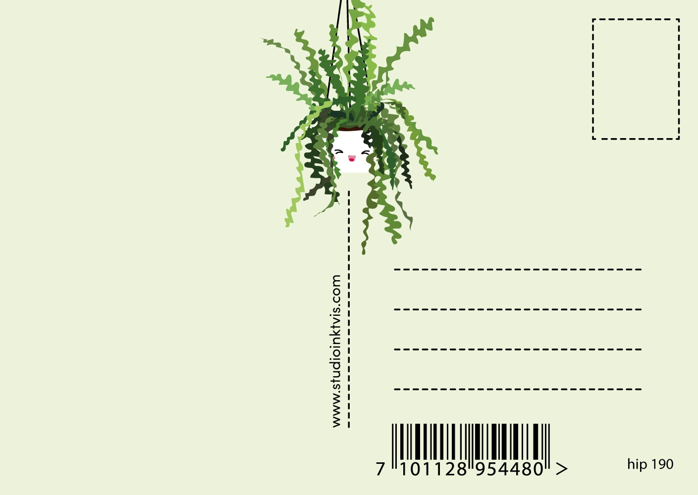 Carte postale ''Welcome to the Jungle''