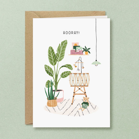 Carte de vœux ''Hooray''