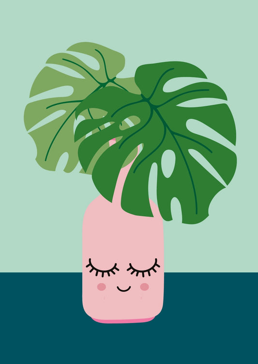 Carte postale ''Monstera''