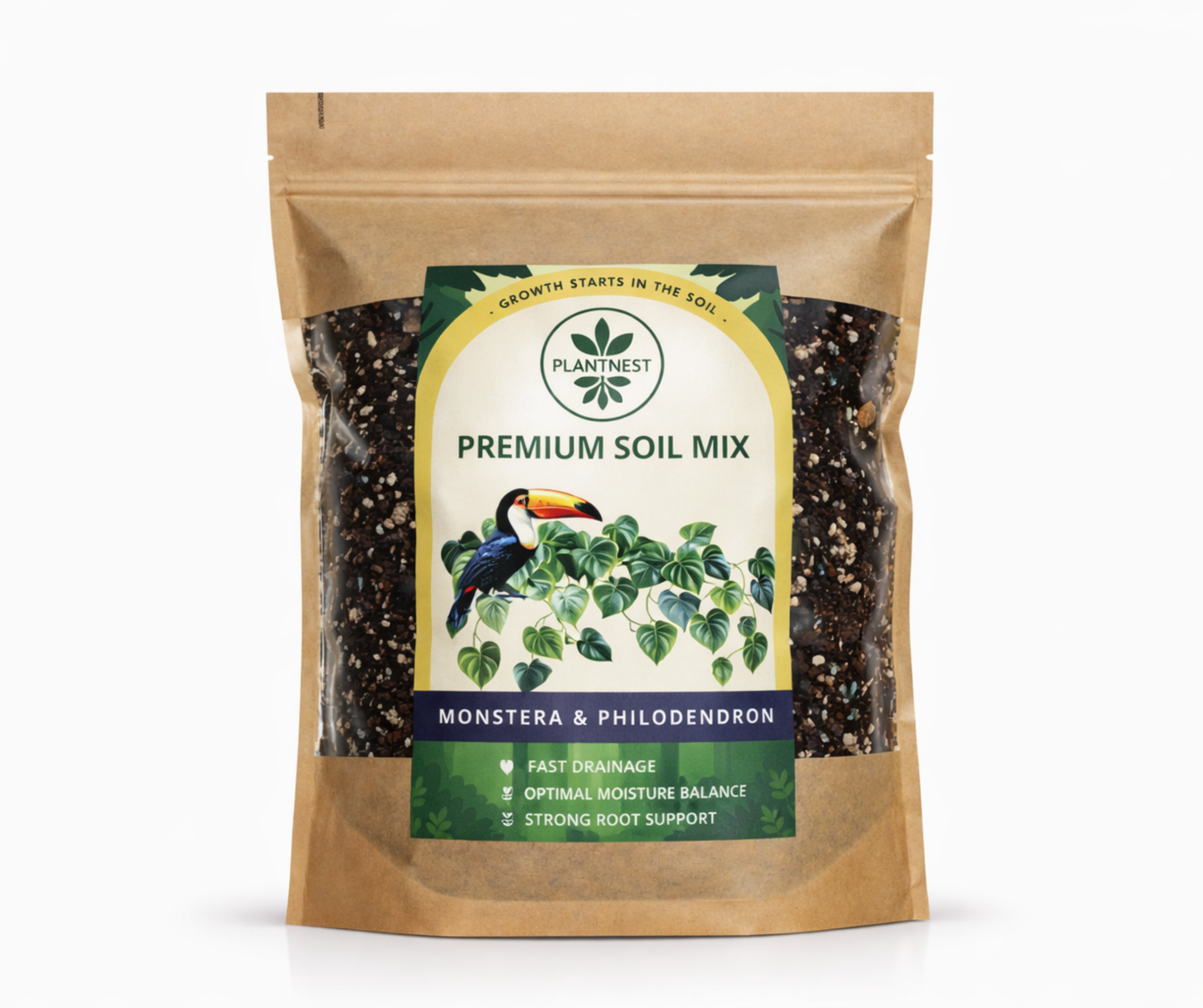 PlantNest substrat Monstera & Philodendron 3L