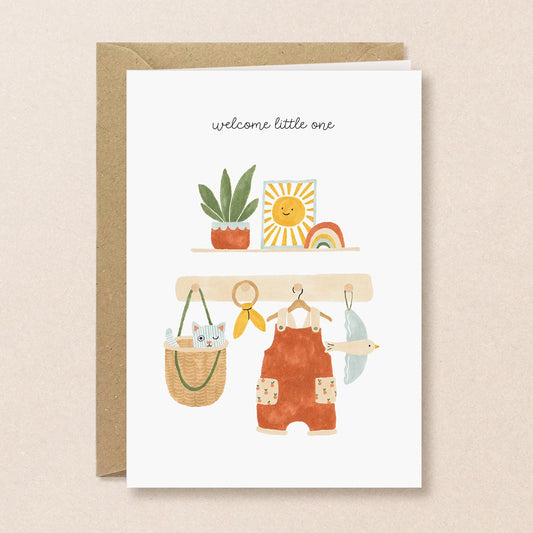 Carte de vœux ''Welcome little one''