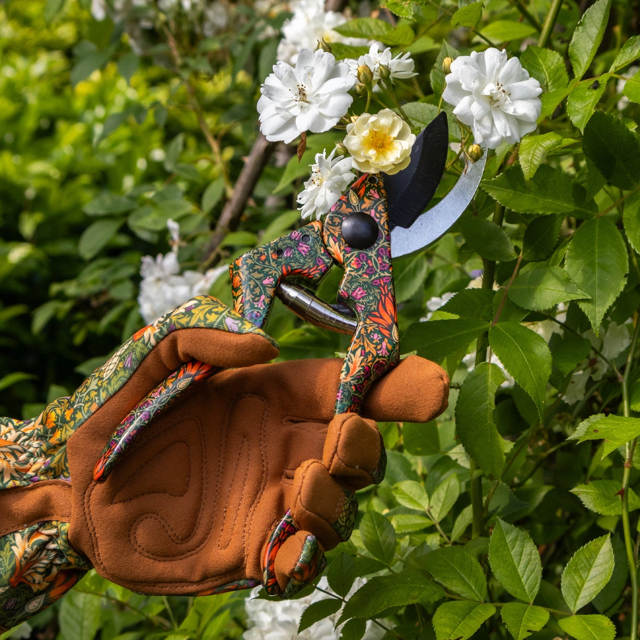 Sécateurs Orange Grove - Design William Morris Snakeshead