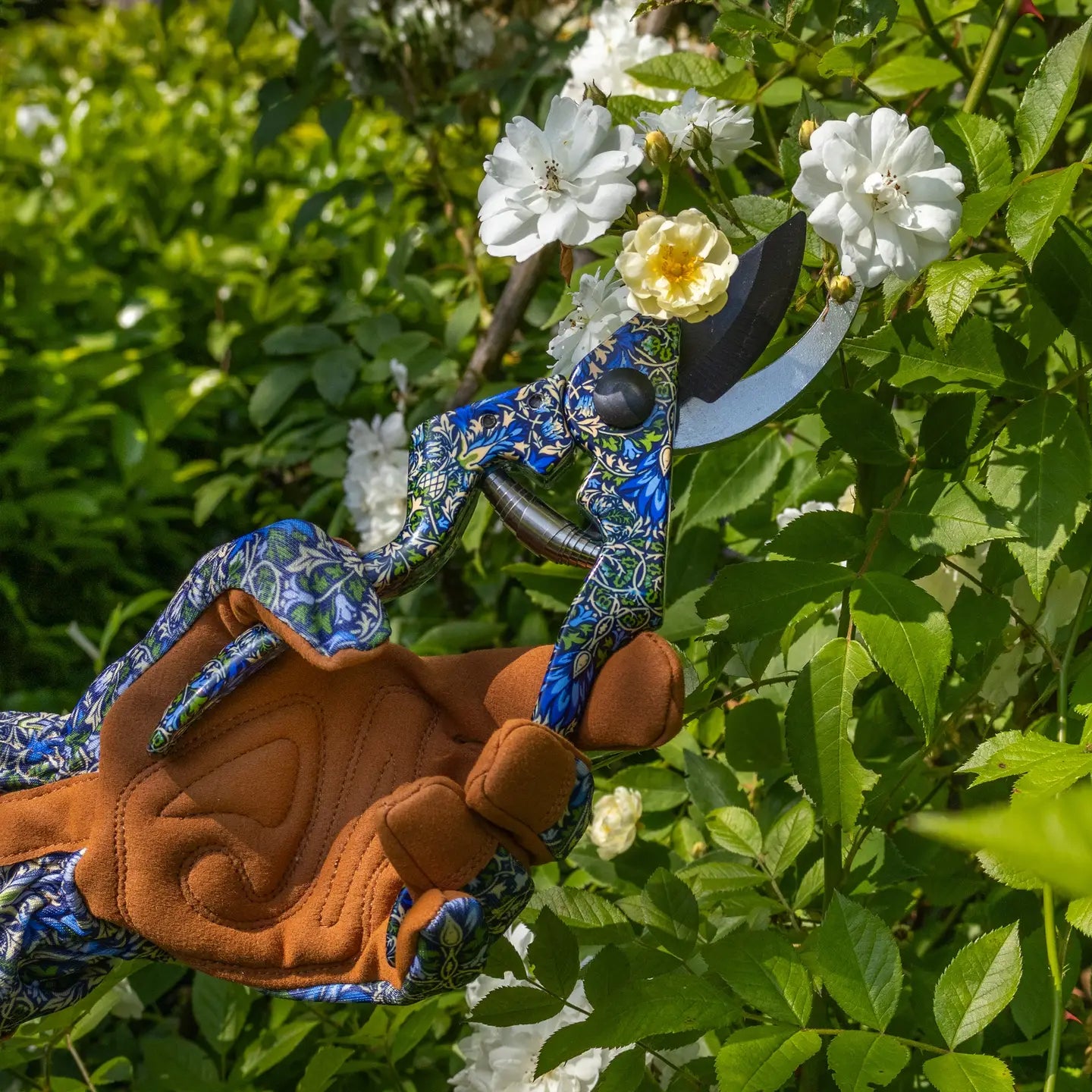 Sécateur Orange Grove - William Morris Snakeshead Design