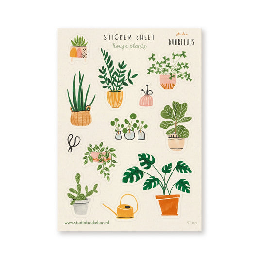 Feuille d'autocollants ''Plant Love''