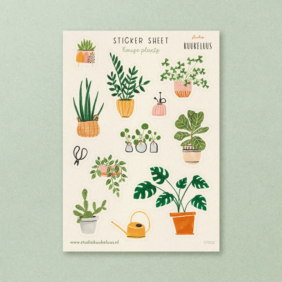 Feuille d'autocollants ''Plant Love''