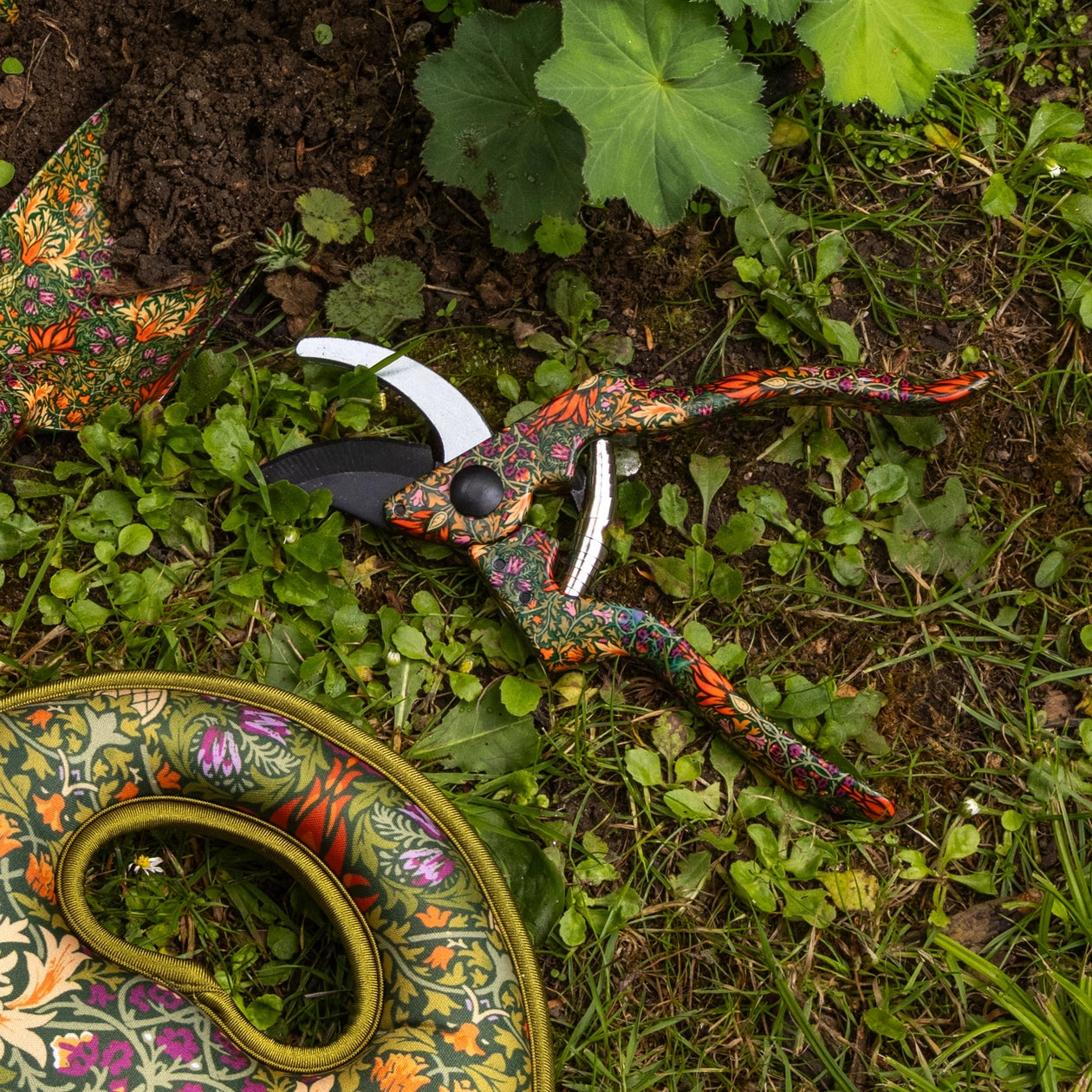 Sécateurs Orange Grove - Design William Morris Snakeshead