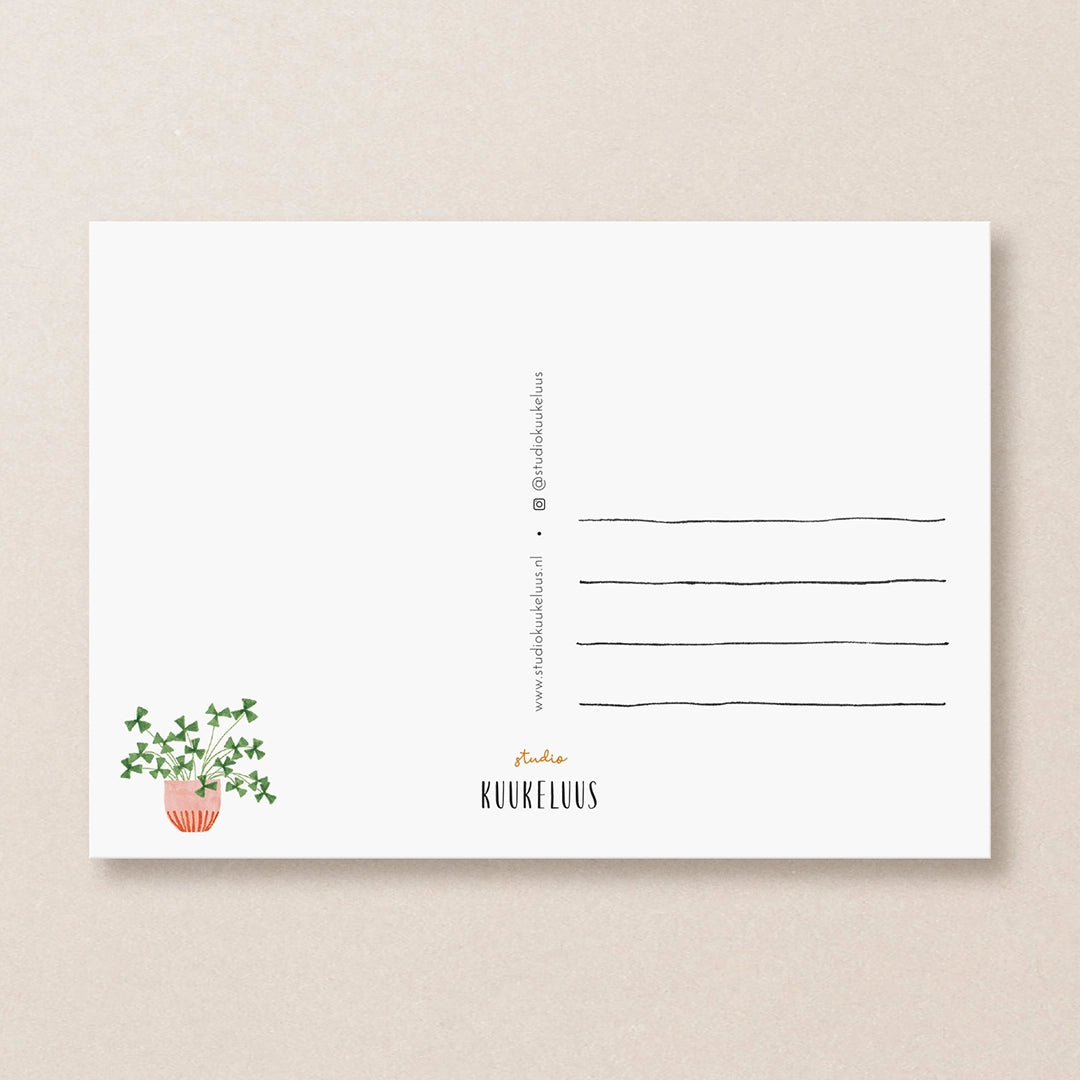 Carte postale ''Plant Lady''
