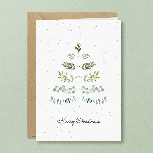 Carte de vœux ''Sapin de Noël''