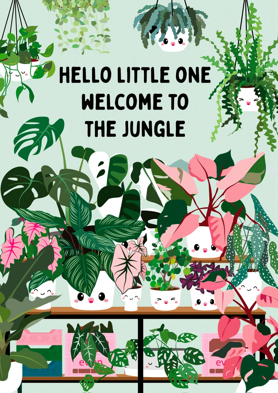 Carte postale ''Welcome to the Jungle''