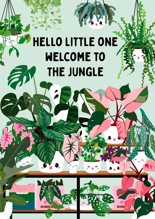 Carte postale ''Welcome to the Jungle''