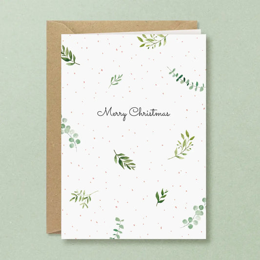 Carte de vœux ''Merry Christmas''