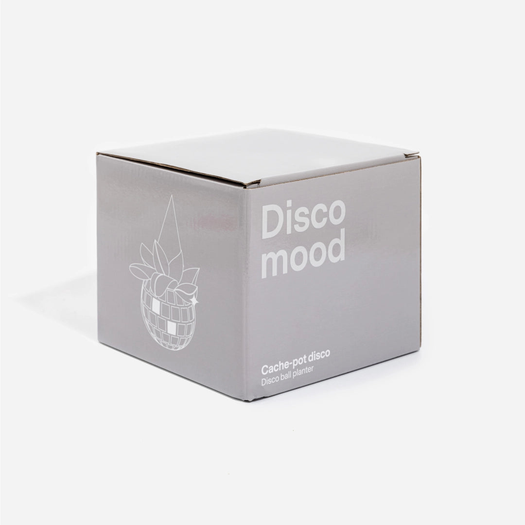 Cache-pot boule disco
