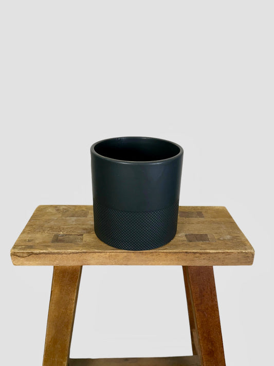 Cache-pot ''Living'' noir Ø12 cm