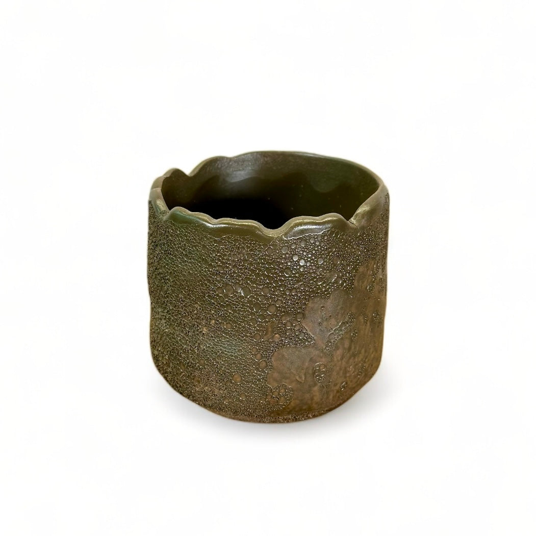 Cache-pot ''Lune'' brun Ø6.5 cm