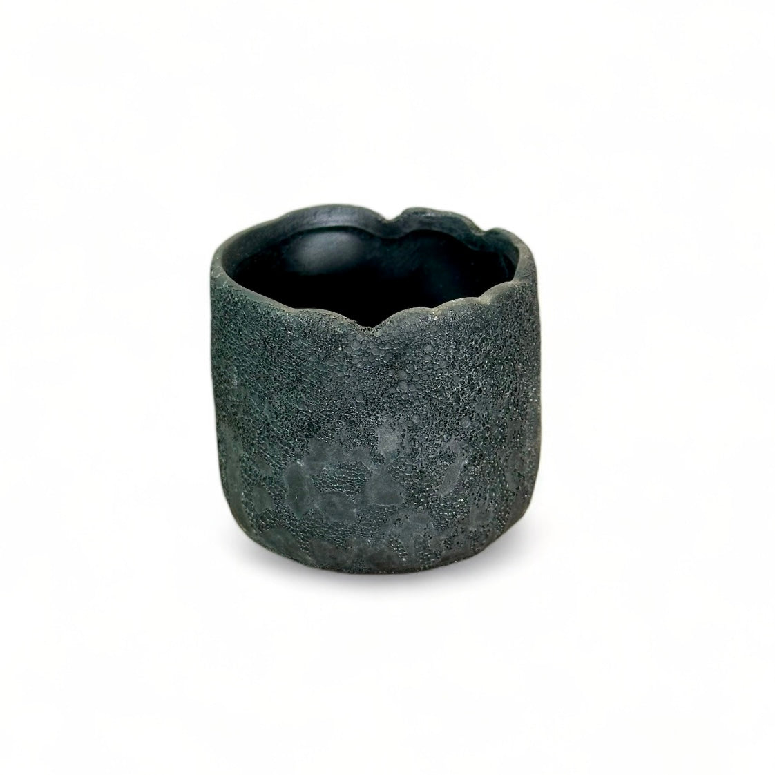 Cache-pot ''Lune'' noir Ø6.5 cm