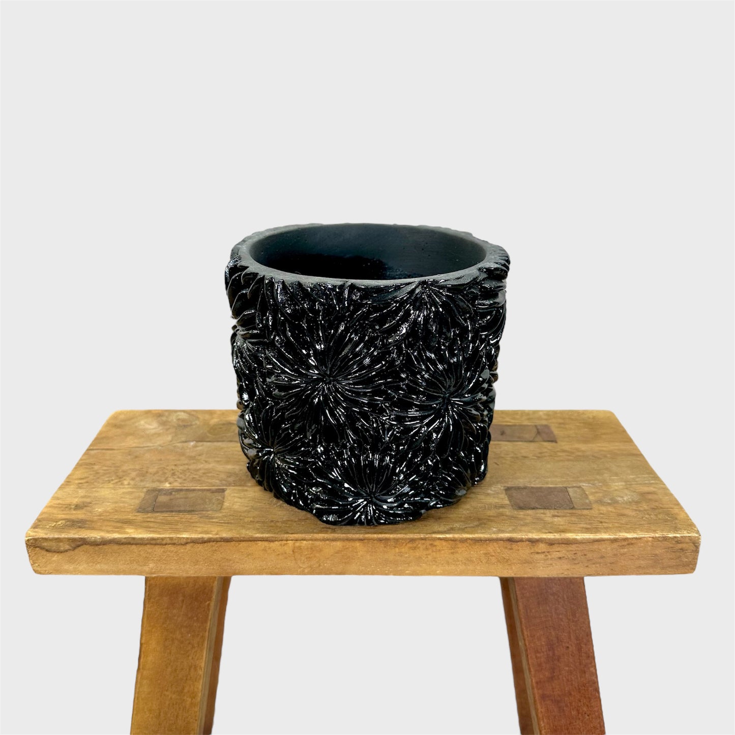 Cache-pot ''Dark Flower'' Ø12cm