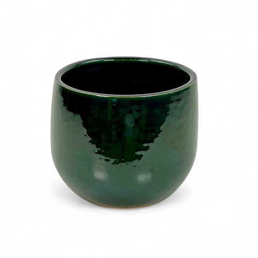 Cache-pot 'Pablo round green' Ø11.5 cm