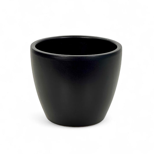 Cache-pot 'Sven' noir Ø13 cm
