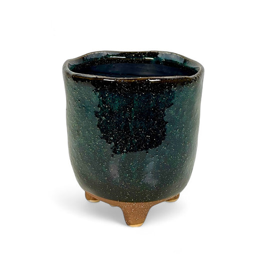 Cache-pot 'Kaat' petrol Ø12.5 cm