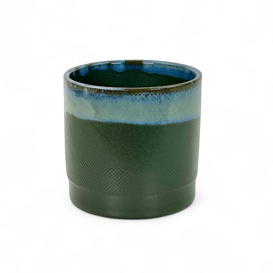 Cache-pot 'Olof' vert Ø13 cm