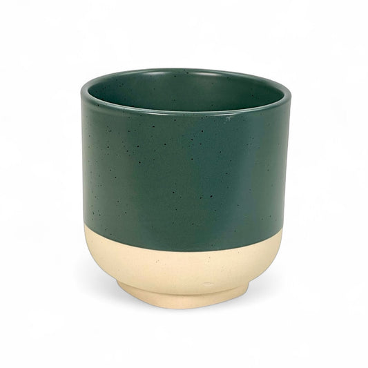Cache-pot 'Luma' vert Ø12.5 cm