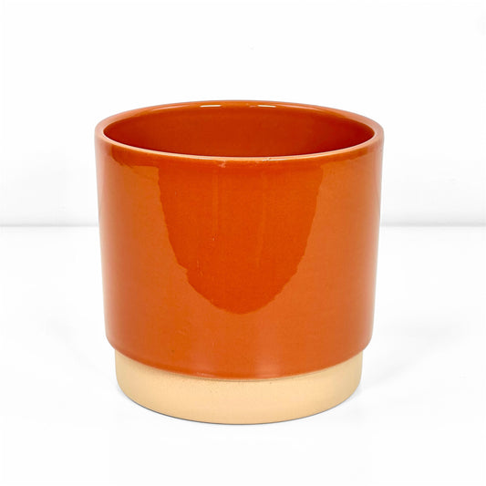 Cache-pot 'Eno' Orange Ø15 cm