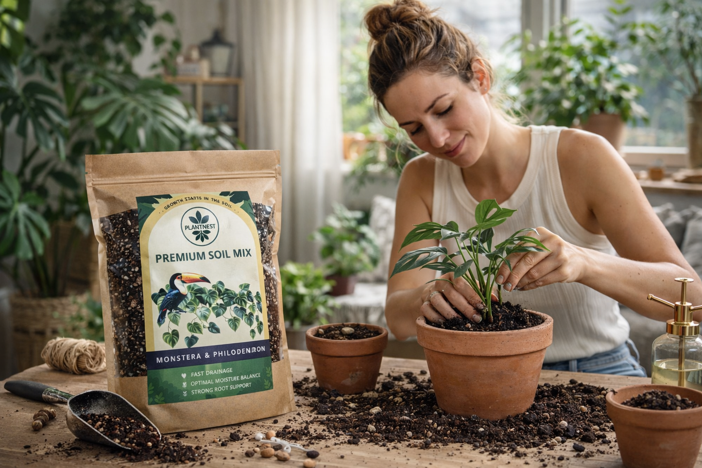 PlantNest substrat Monstera & Philodendron 3L