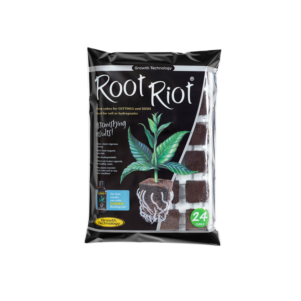 Growth Technology Root Riot plateau de 24 cubes de propagation