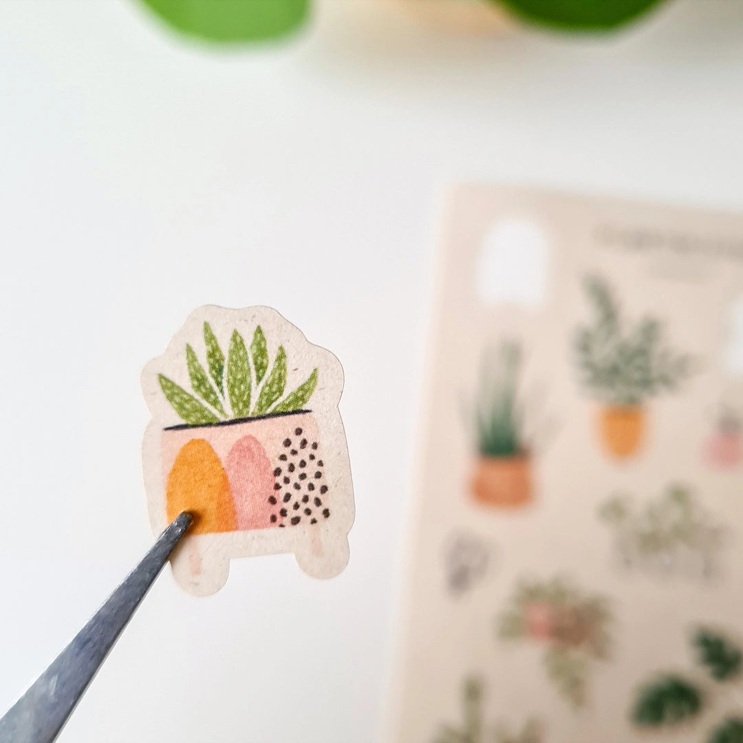 Feuille d'autocollants ''Plant Love''