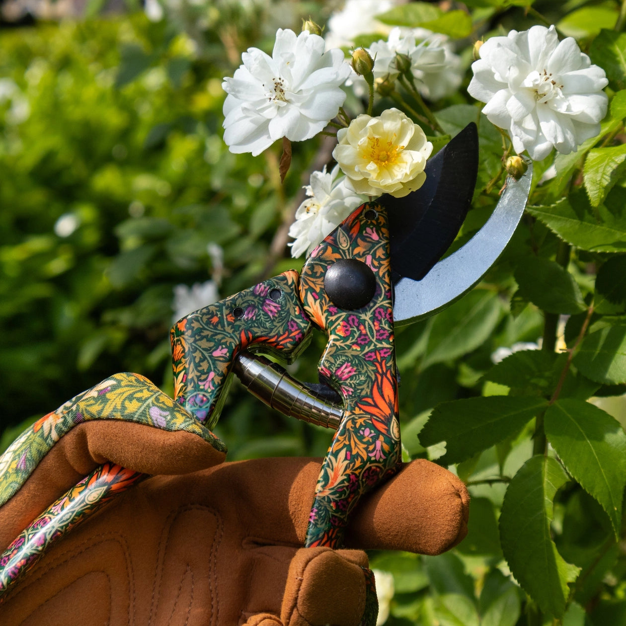 Sécateurs Orange Grove - Design William Morris Snakeshead